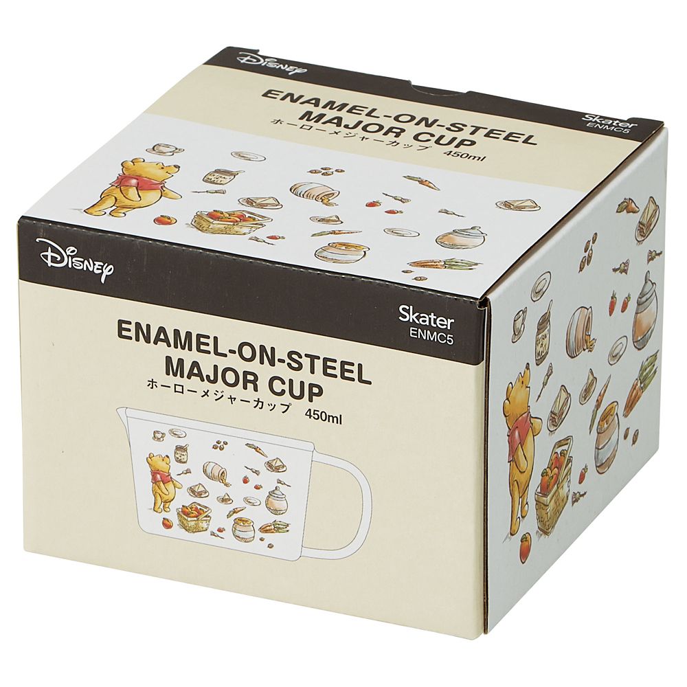スケーター　ホーローメジャーカップ[450ml] くまのプーさん  ENMC5