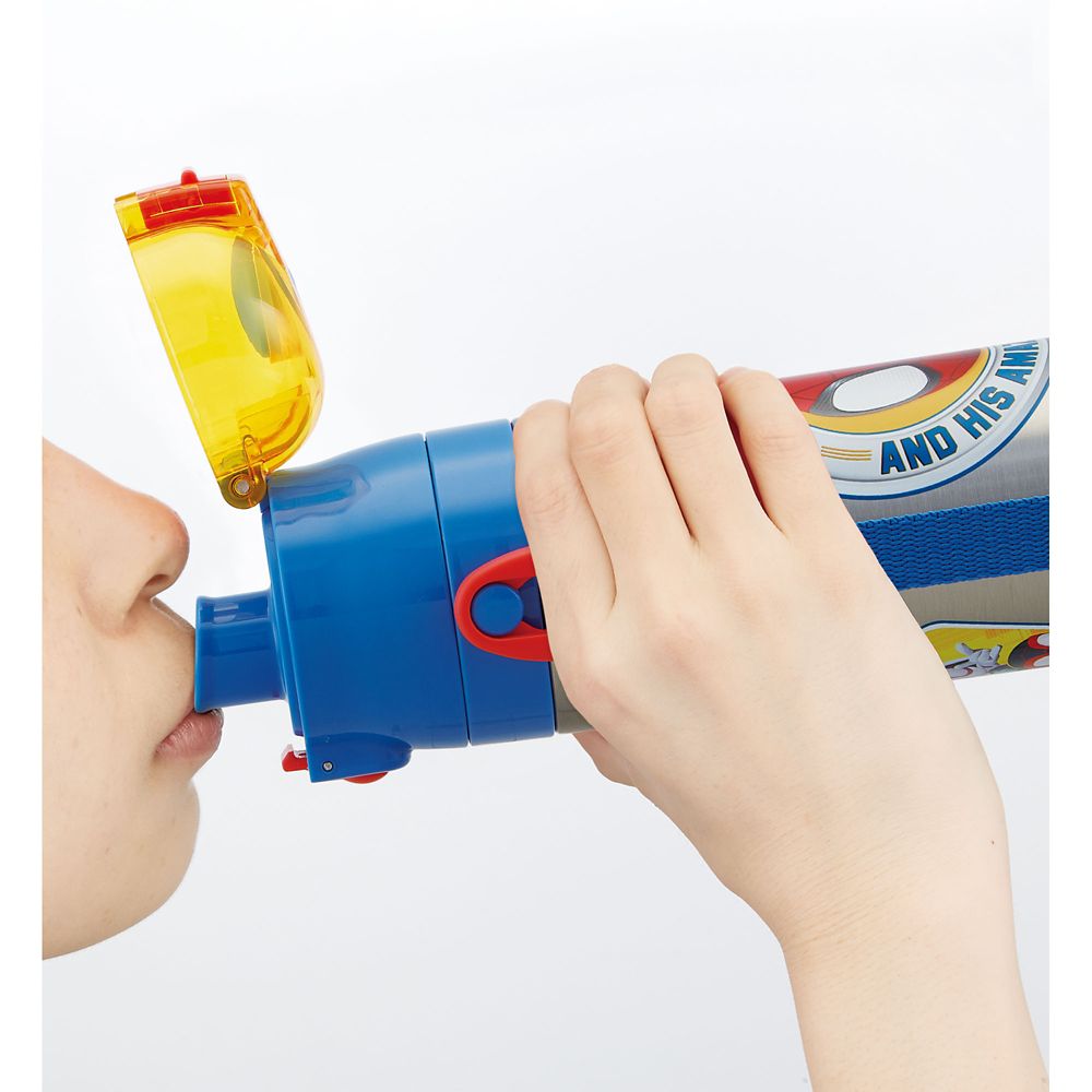 スケーター　ロック付きワンプッシュダイレクトステンレスボトル470ml SPIDEY スパイディ【スパイダーマン＆アメイジング・フレンズ】 SDC4