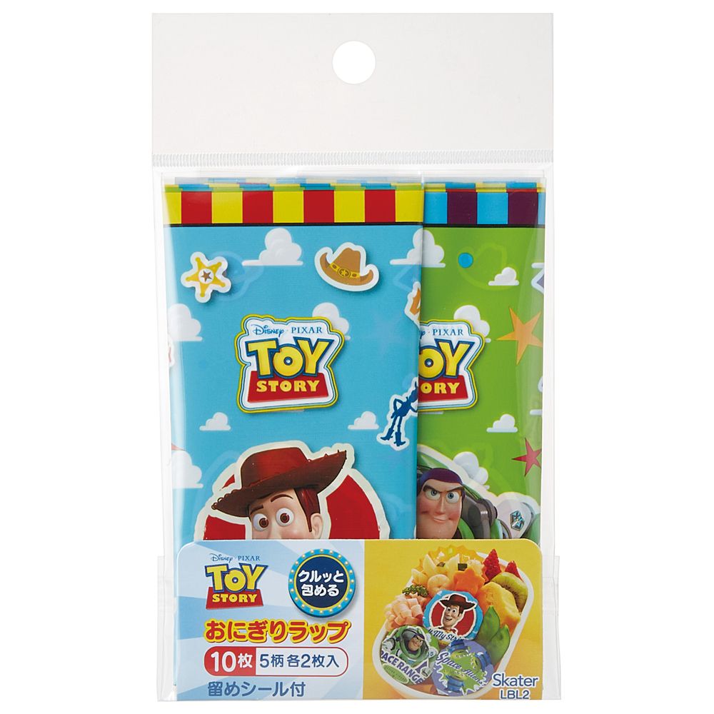 スケーター　おにぎりラップ10枚[5柄&times;2枚入] トイ・ストーリー 22  LBL2