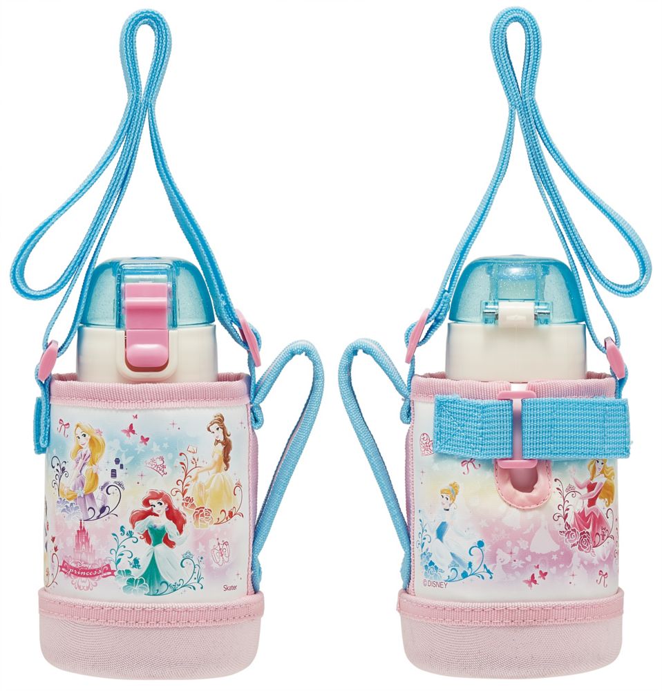 スケーター　カバー付き 直飲み水筒 400ml　　プリンセス／KSTCH4_574535