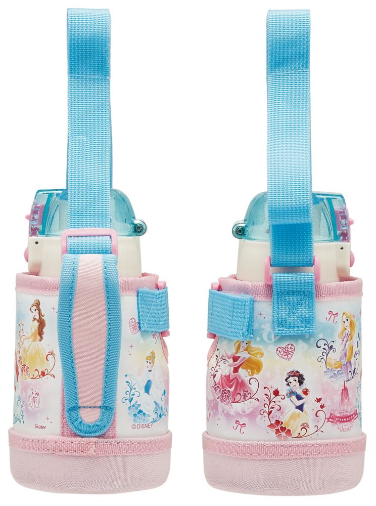 スケーター　カバー付き 直飲み水筒 400ml　　プリンセス／KSTCH4_574535