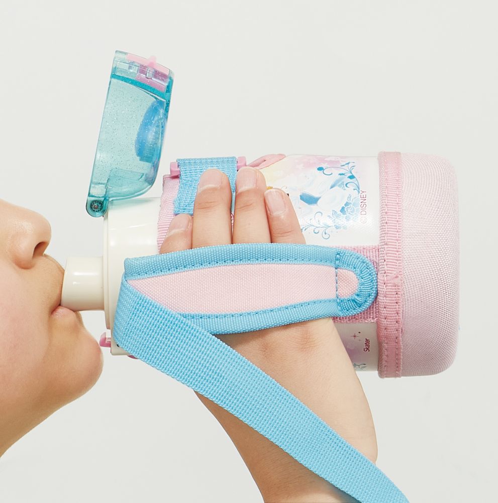 スケーター　カバー付き 直飲み水筒 400ml　　プリンセス／KSTCH4_574535