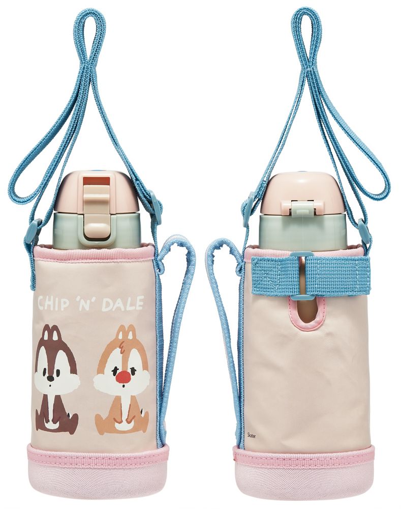 スケーター　カバー付き 直飲みステンレス水筒 600ml　チップ＆デール／KSTCH6_574559