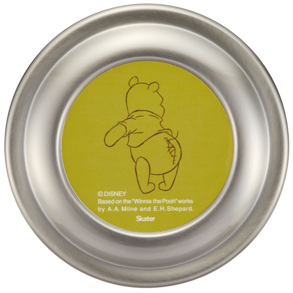 スケーター　抗菌 真空ステンレス丼ランチジャー 総容量550ml　くまのプーさん リラックス／STLBD6AG_588372