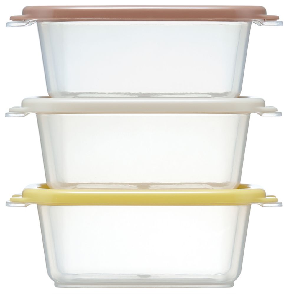 スケーター　抗菌 保存容器S 300ml 3個入　くまのプーさん/POOH／FCN1RAG_591488