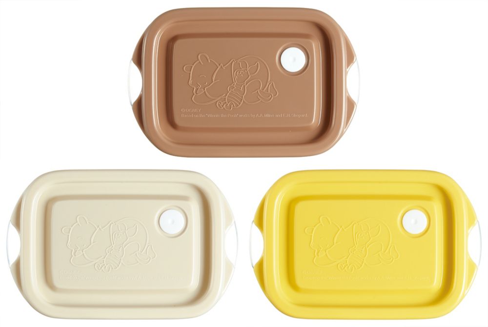 スケーター　抗菌 保存容器S 300ml 3個入　くまのプーさん/POOH／FCN1RAG_591488