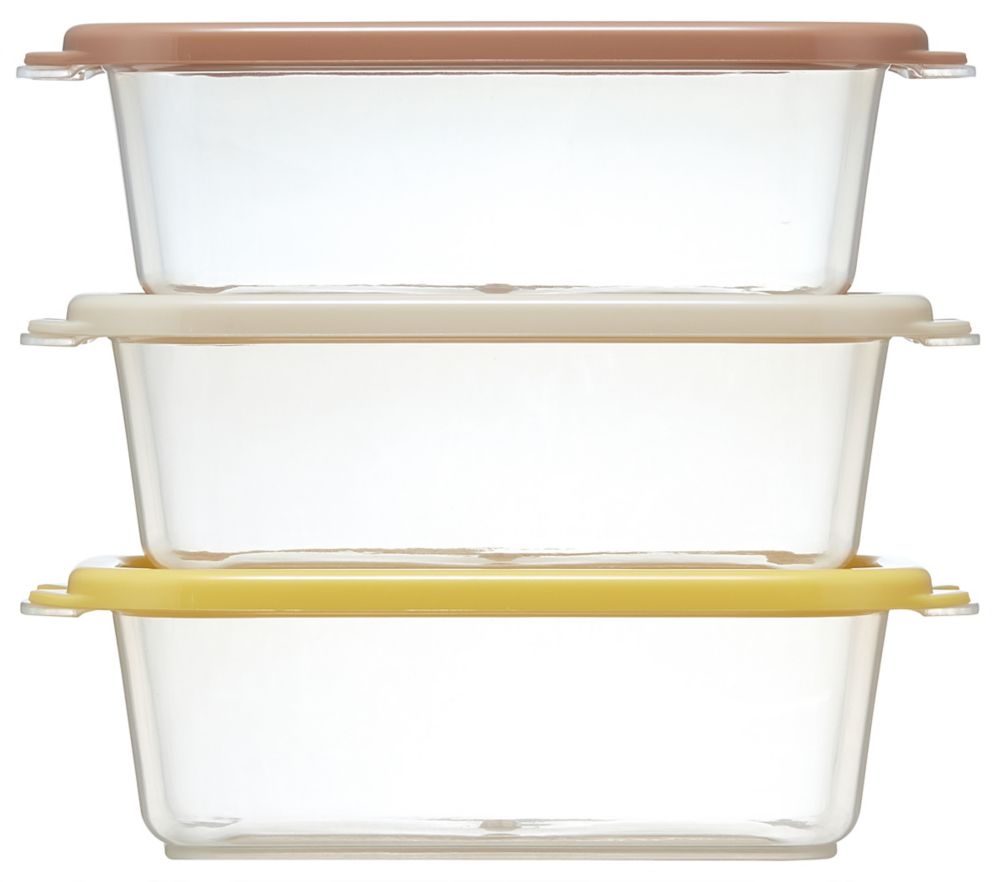 スケーター　抗菌 保存容器M 500ml 3個入　くまのプーさん/POOH／FCN2RAG_591495