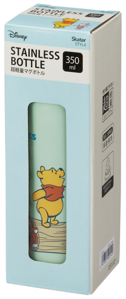 スケーター　超軽量マグボトル 350ml　くまのプーさん/POOH／STYL4_592140