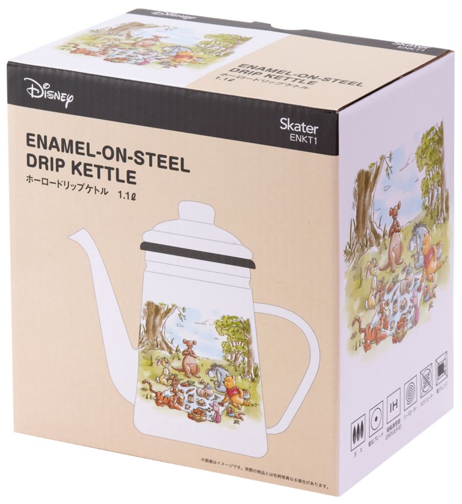 スケーター　ホーロードリップケトル  くまのプーさん  ENKT1