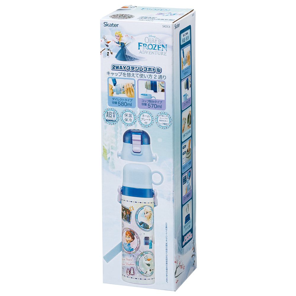 スケーター　超軽量２ＷＡＹステンボトル  アナと雪の女王２３／SKDC6_604461