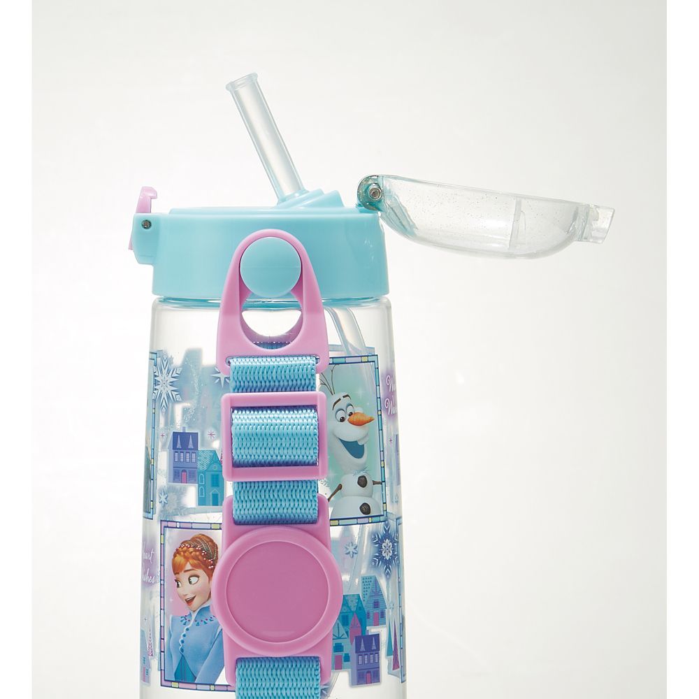 スケーター　ワンプッシュストローボトル  アナと雪の女王２３／PDSH5_604515