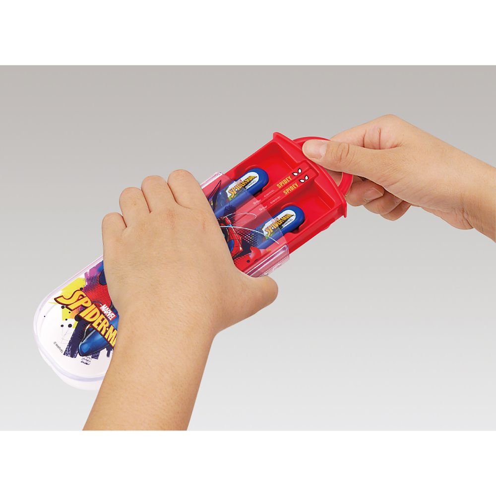 スケーター　抗菌食洗対応トリオセット  スパイダーマン２３／TACC2AG_609831