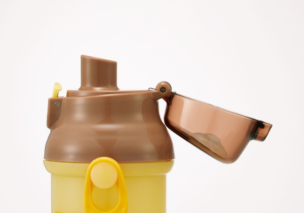 スケーター　抗菌直飲プラワンタッチボトル 480ml　ウフフィ くまのプーさん／PSB5SANAG_610011
