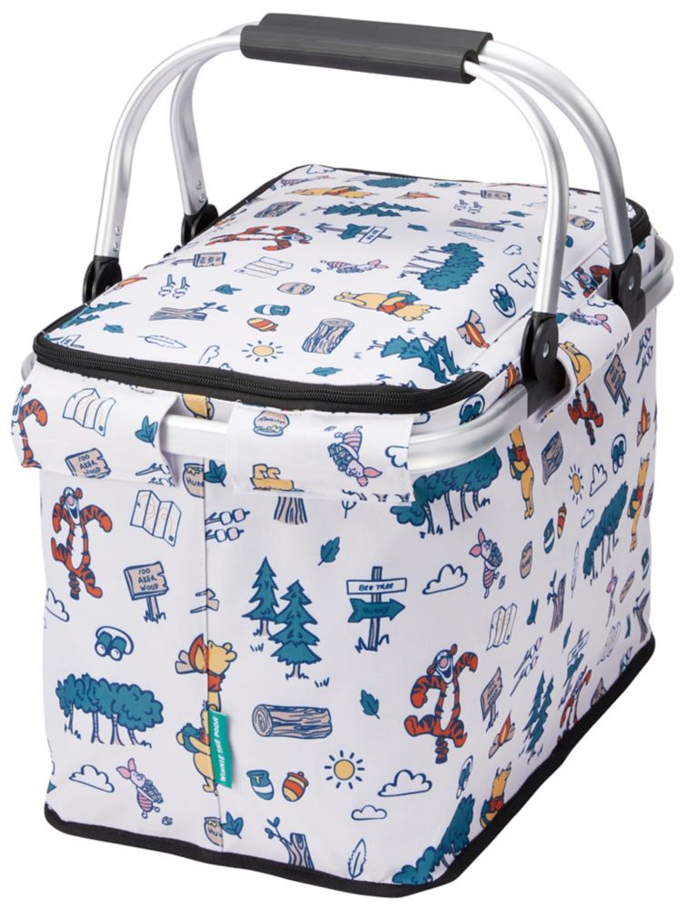 スケーター　アルミハンドルバスケット  プーさん／アウトドア  BKA1