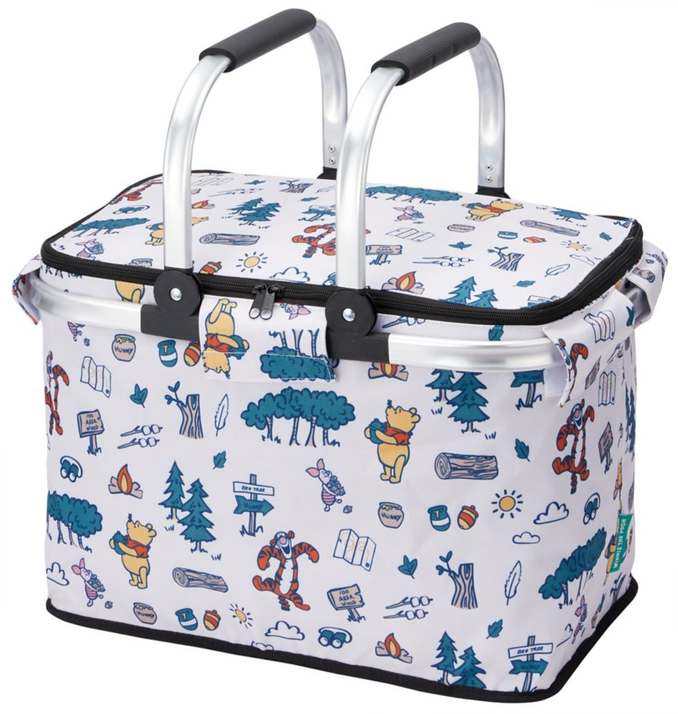 スケーター　アルミハンドルバスケット  プーさん／アウトドア  BKA1