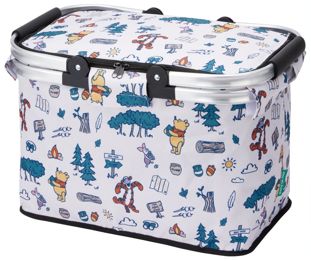 スケーター　アルミハンドルバスケット  プーさん／アウトドア  BKA1