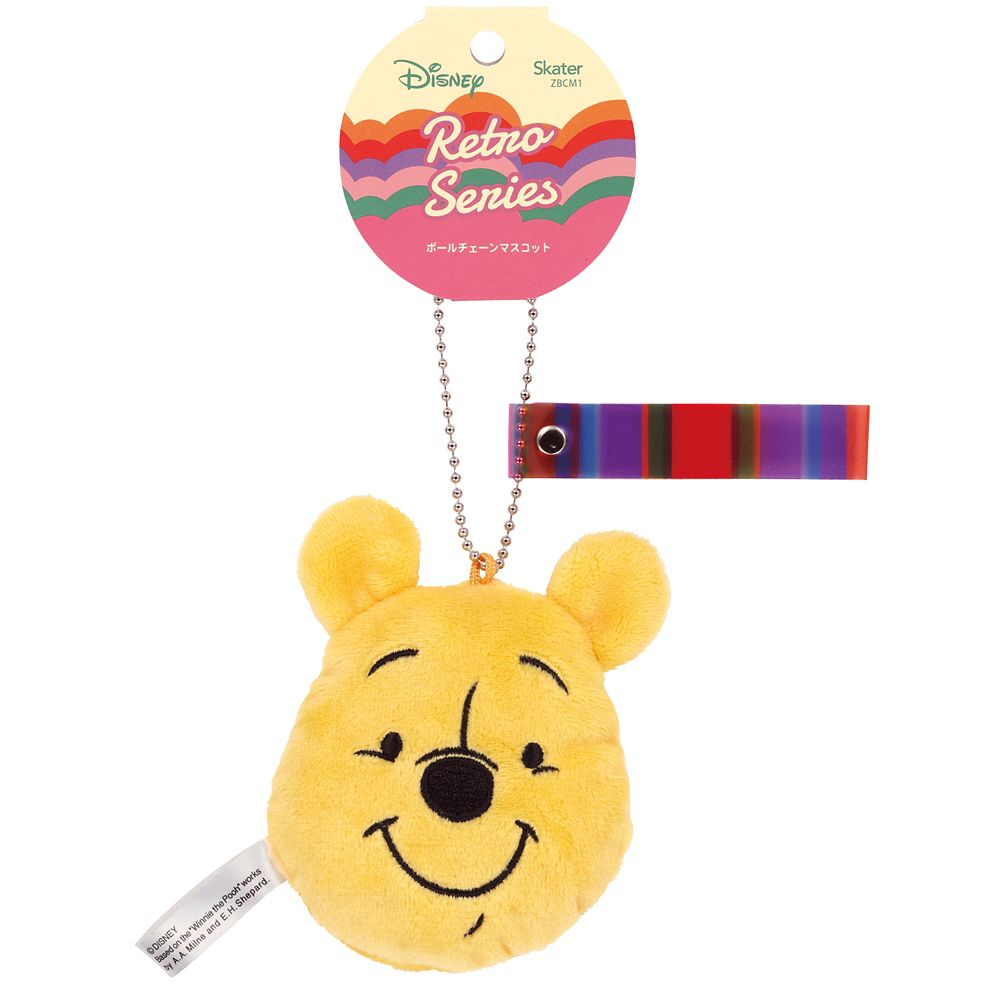スケーター　ぬいぐるみボールチェーン  レトロ／プーさん／ZBCM1_610721