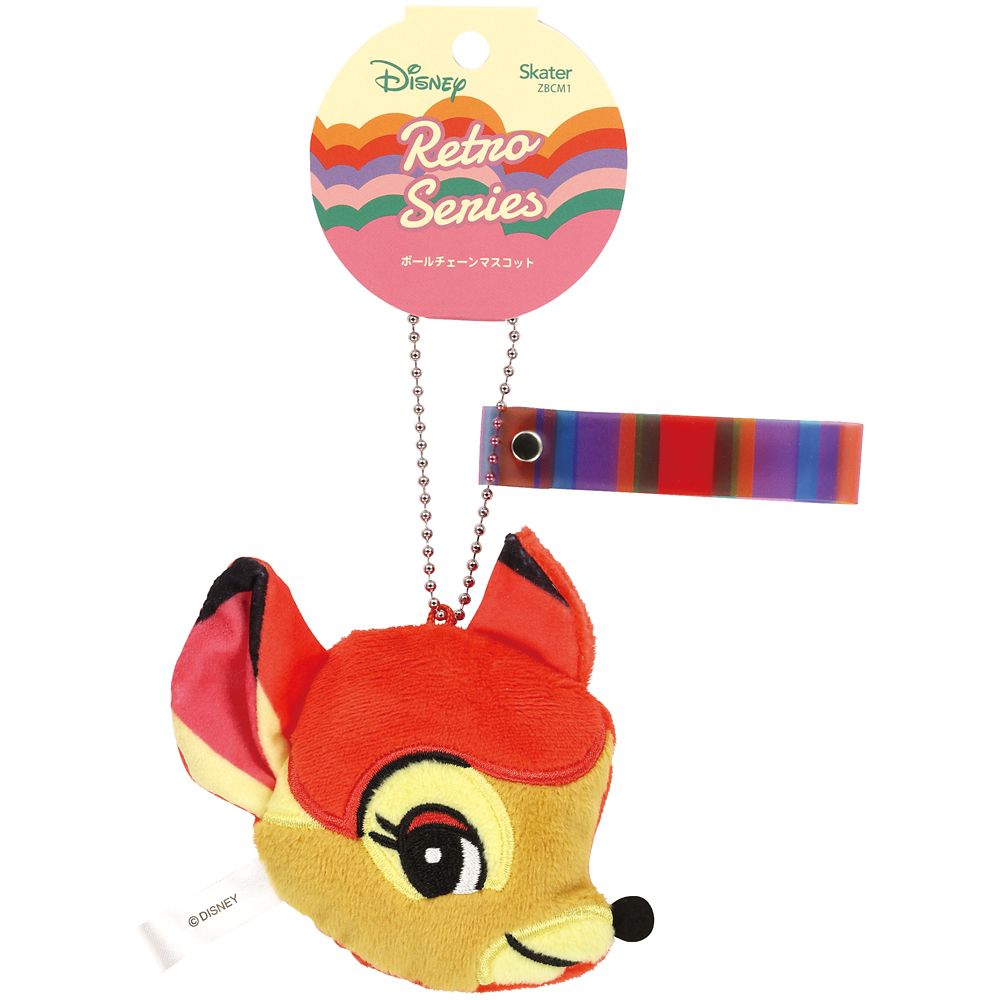 スケーター　ぬいぐるみボールチェーン  レトロ／バンビ／ZBCM1_610745