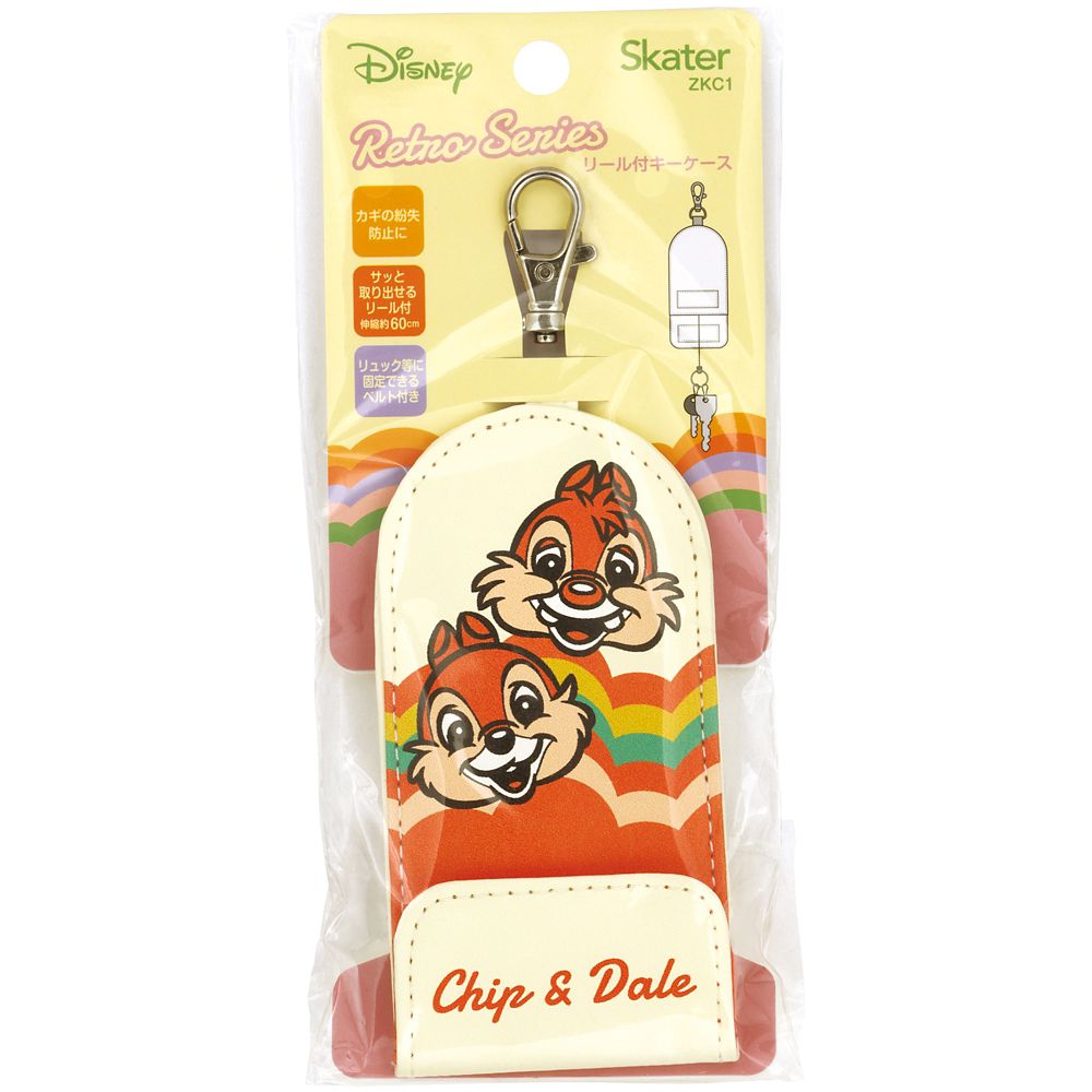 スケーター　リール付きキーケース  レトロチップ＆デール／ZKC1_610837