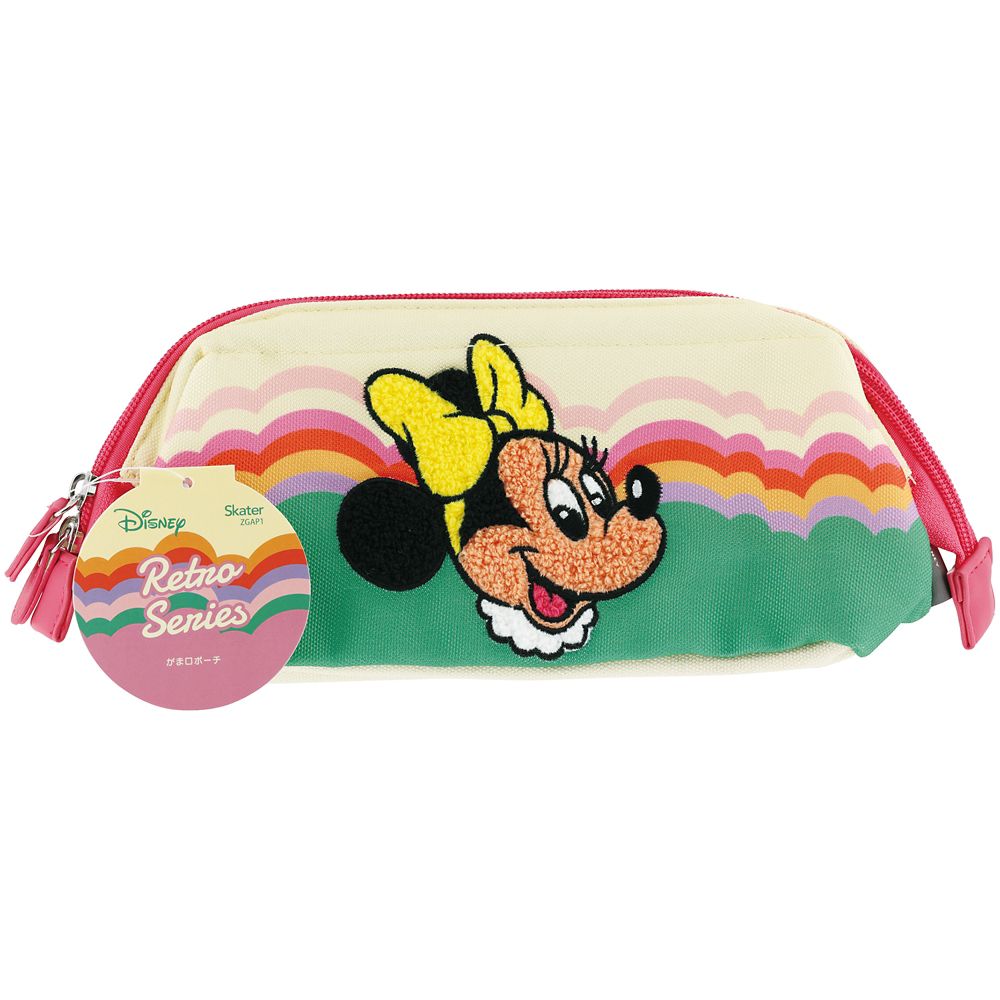 スケーター　がま口ポーチ  レトロ／ミニーマウス／ZGAP1_611308