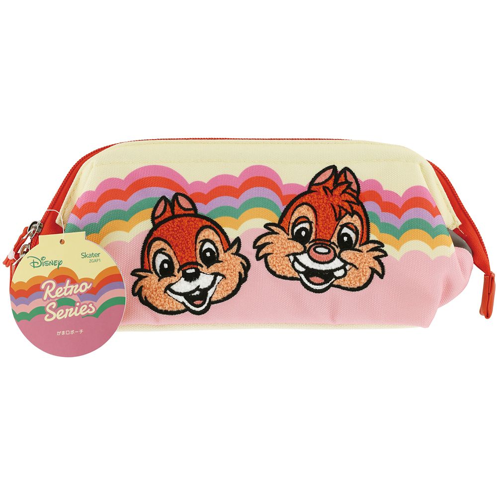 スケーター　がま口ポーチ  レトロチップ＆デール／ZGAP1_611315