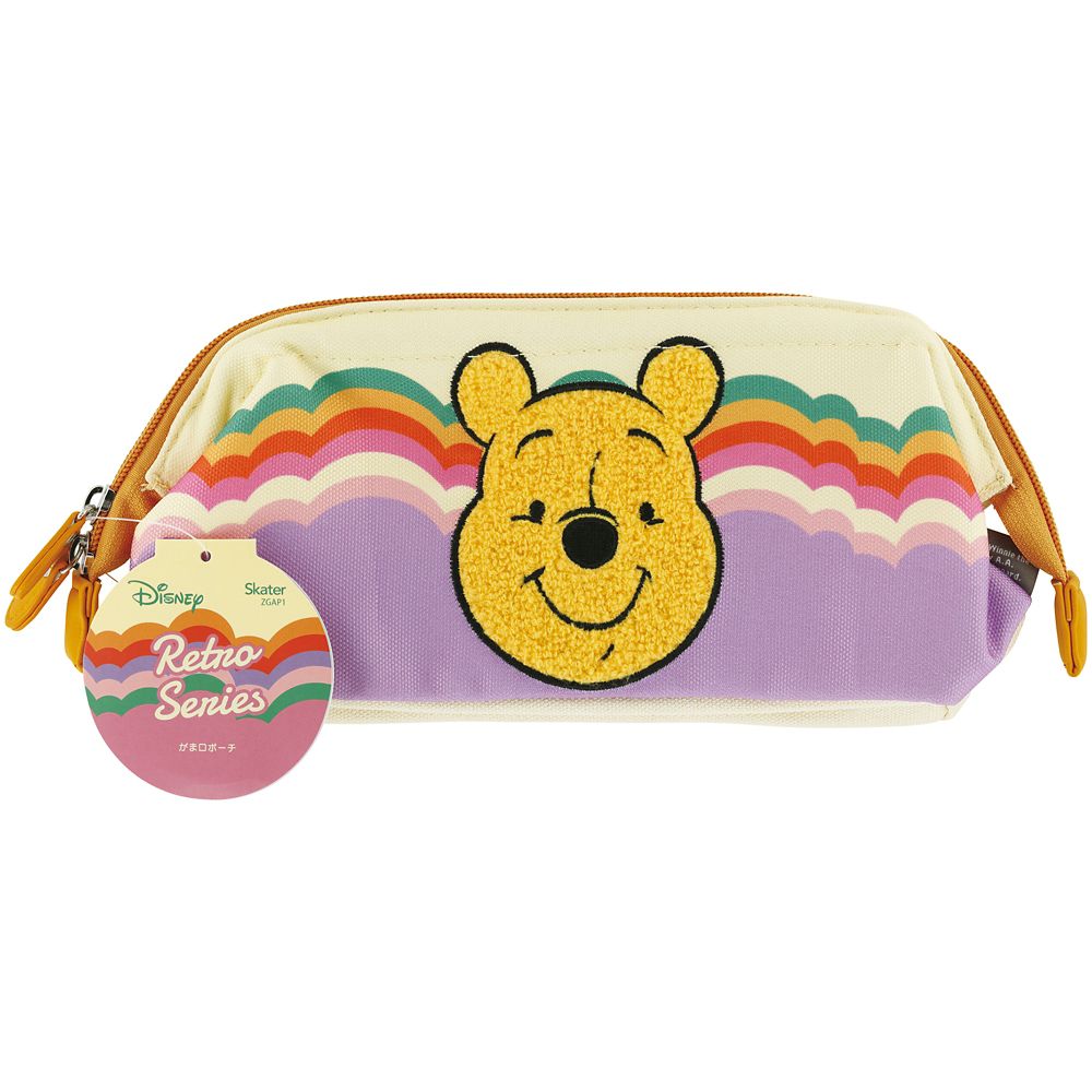 スケーター　がま口ポーチ  レトロ／プーさん／ZGAP1_611339