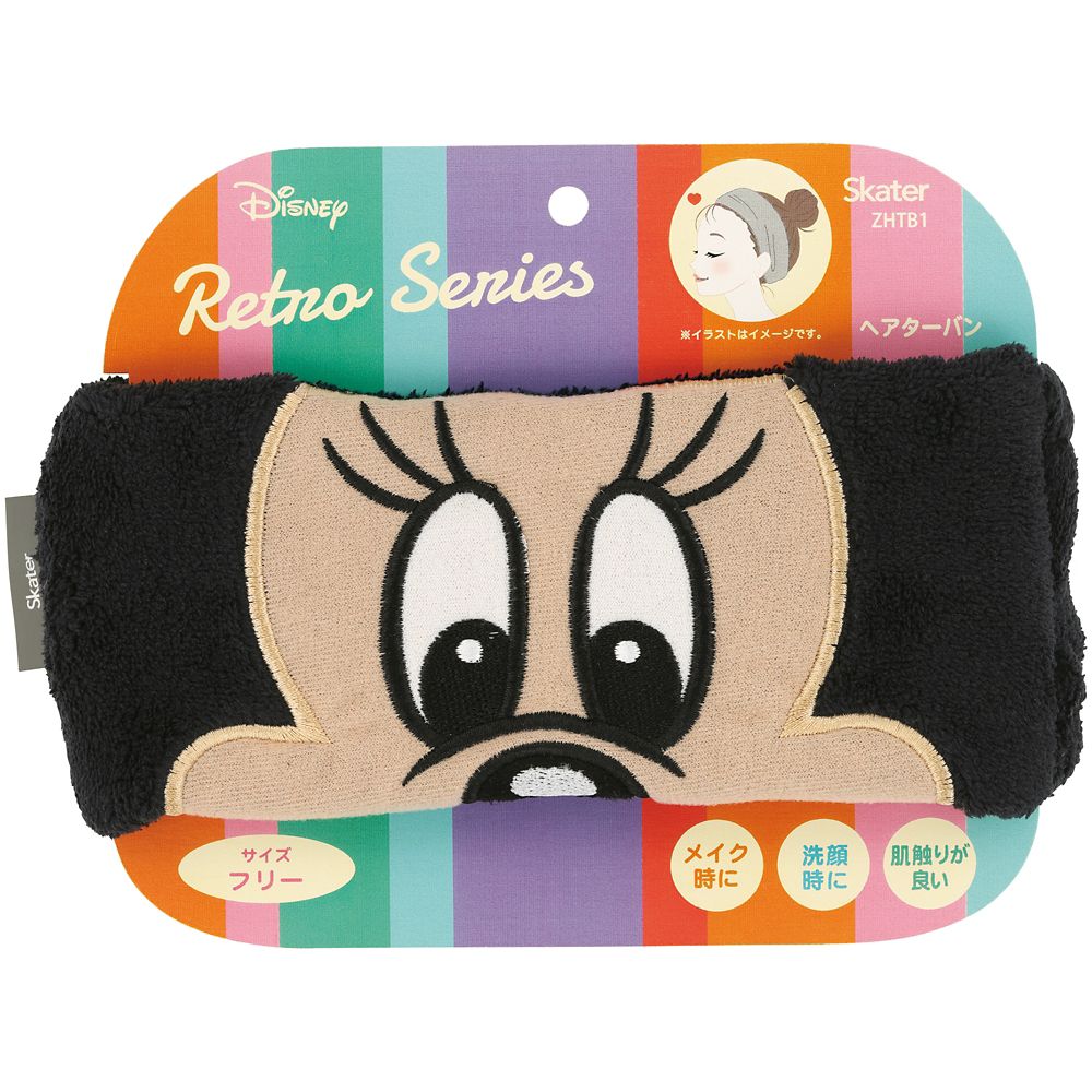 スケーター　ヘアターバン  レトロ／ミニーマウス／ZHTB1_611445