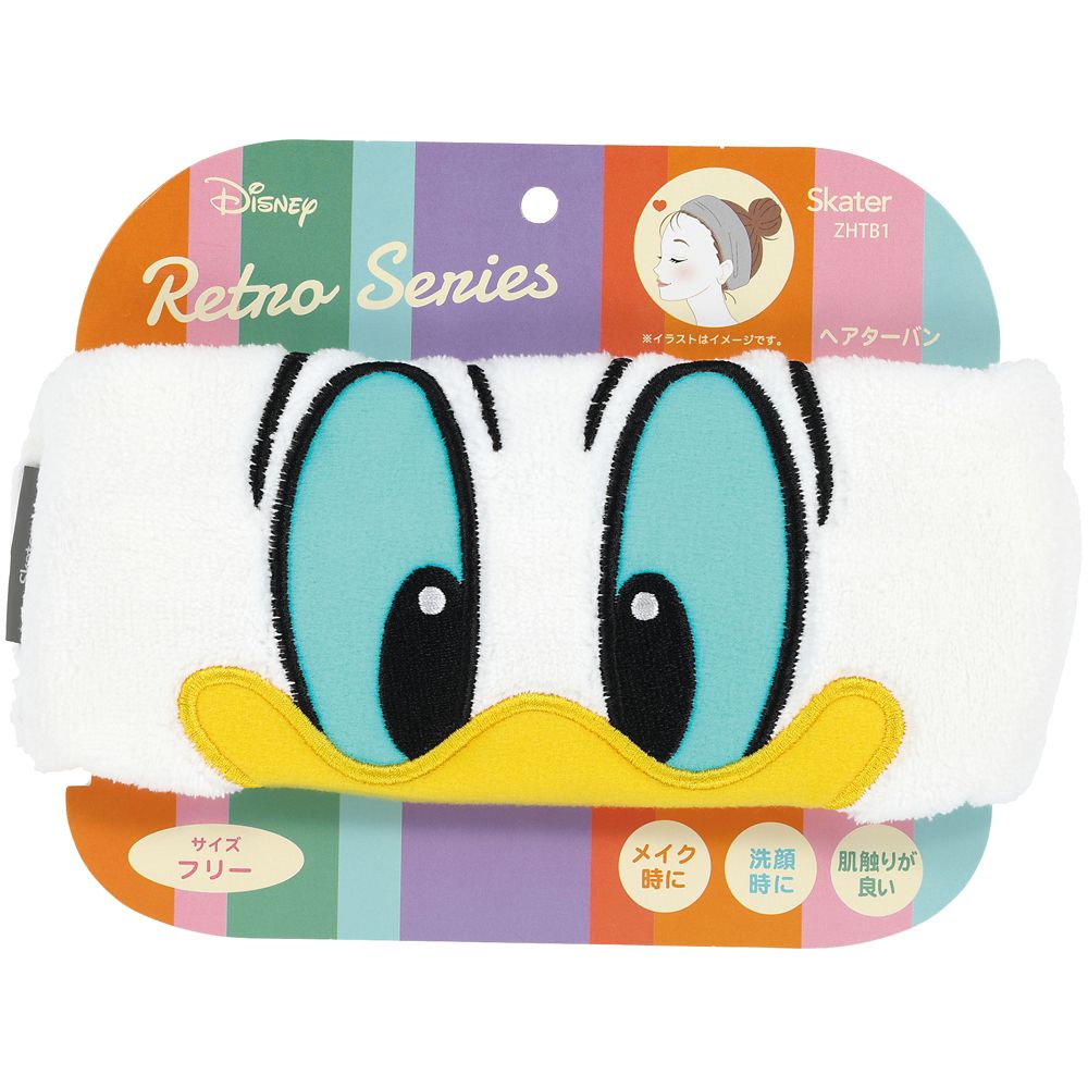 スケーター　ヘアターバン  レトロ／ドナルド／ZHTB1_611452