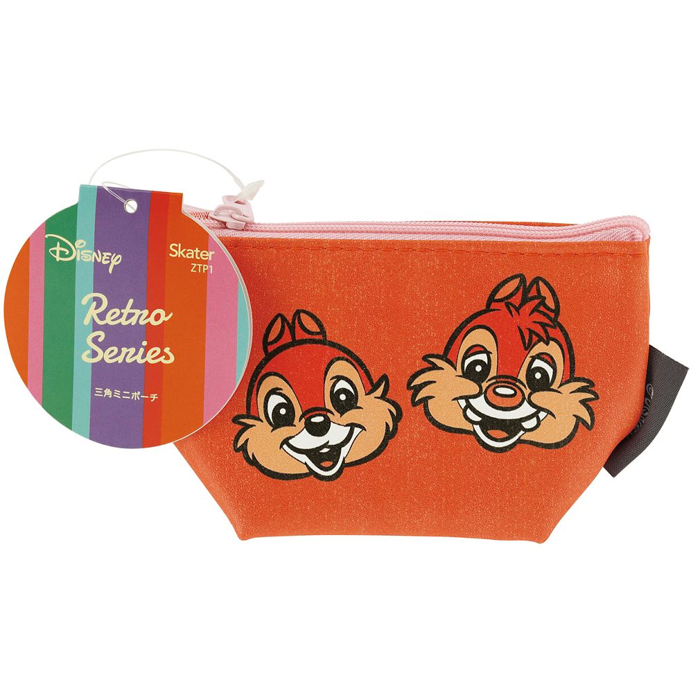 スケーター　三角ミニポーチ  レトロチップ＆デール／ZTP1_611575