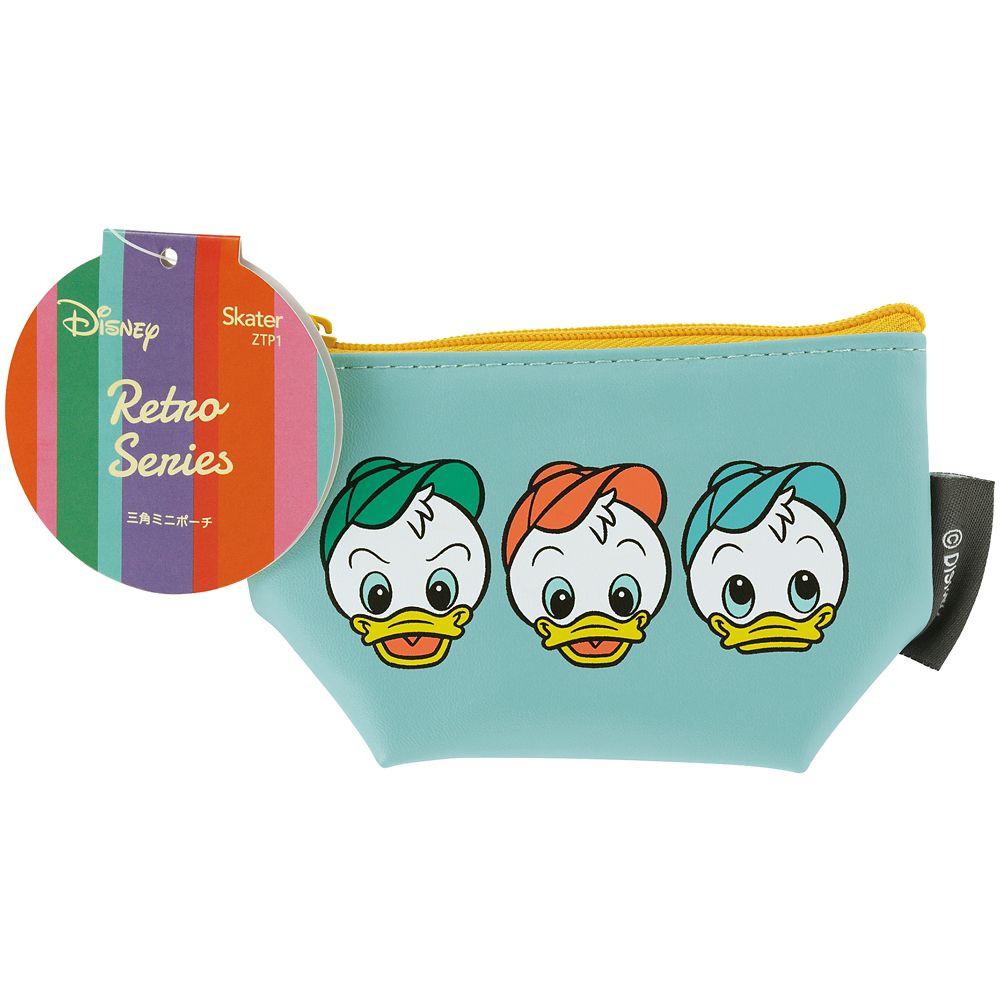 スケーター　三角ミニポーチ  レトロ／ヒューイ／ZTP1_611599