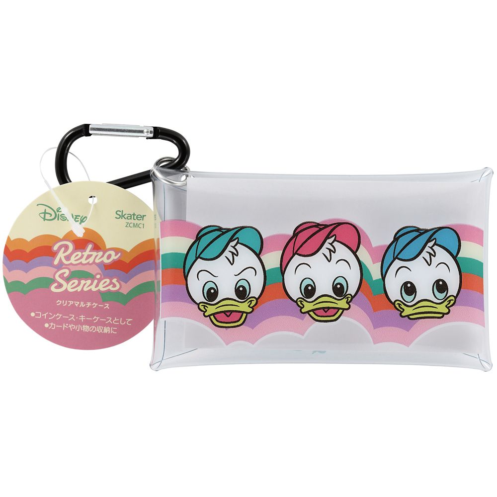 スケーター　クリアマルチケース  レトロ／ヒューイ／ZCMC1_611667