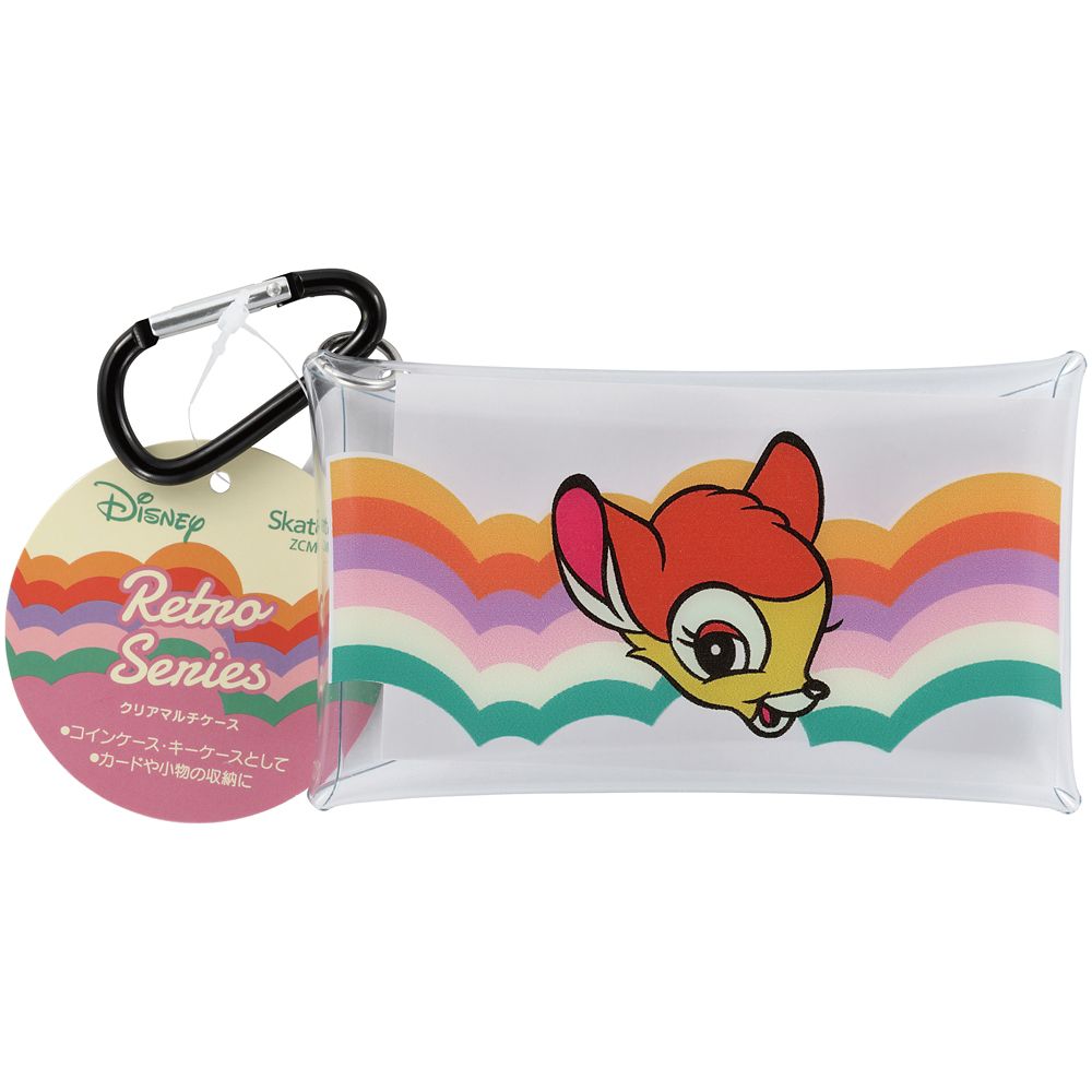 スケーター　クリアマルチケース  レトロ／バンビ／ZCMC1_611681