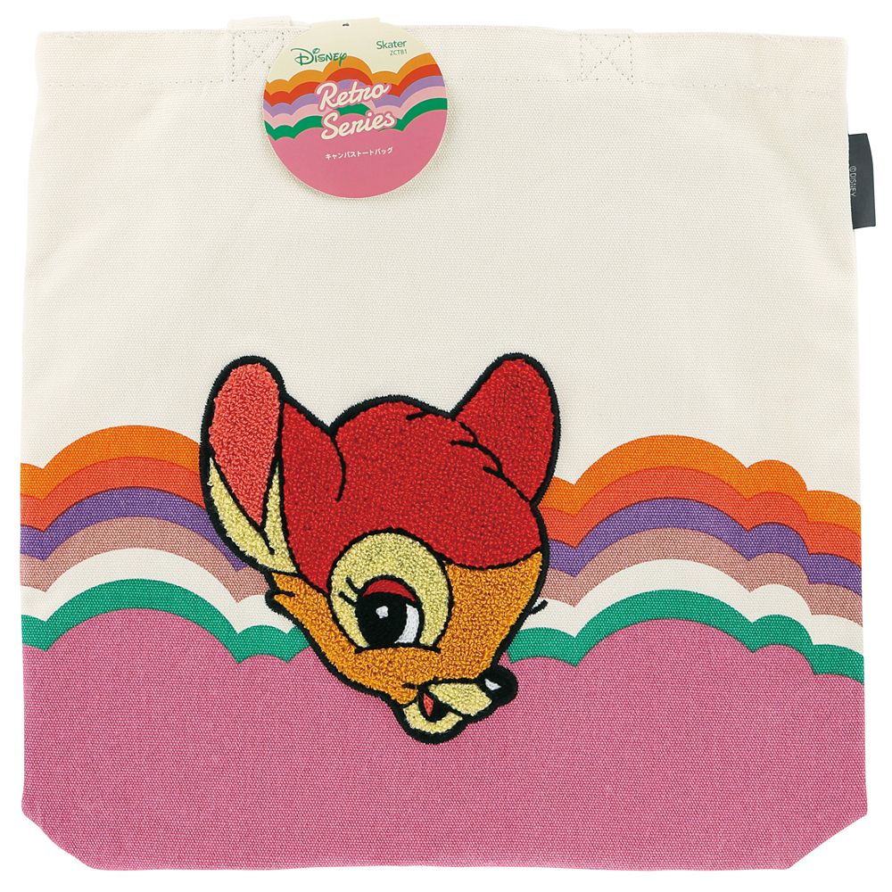 スケーター　キャンバストートバッグ  レトロ／バンビ／ZCTB1_611759