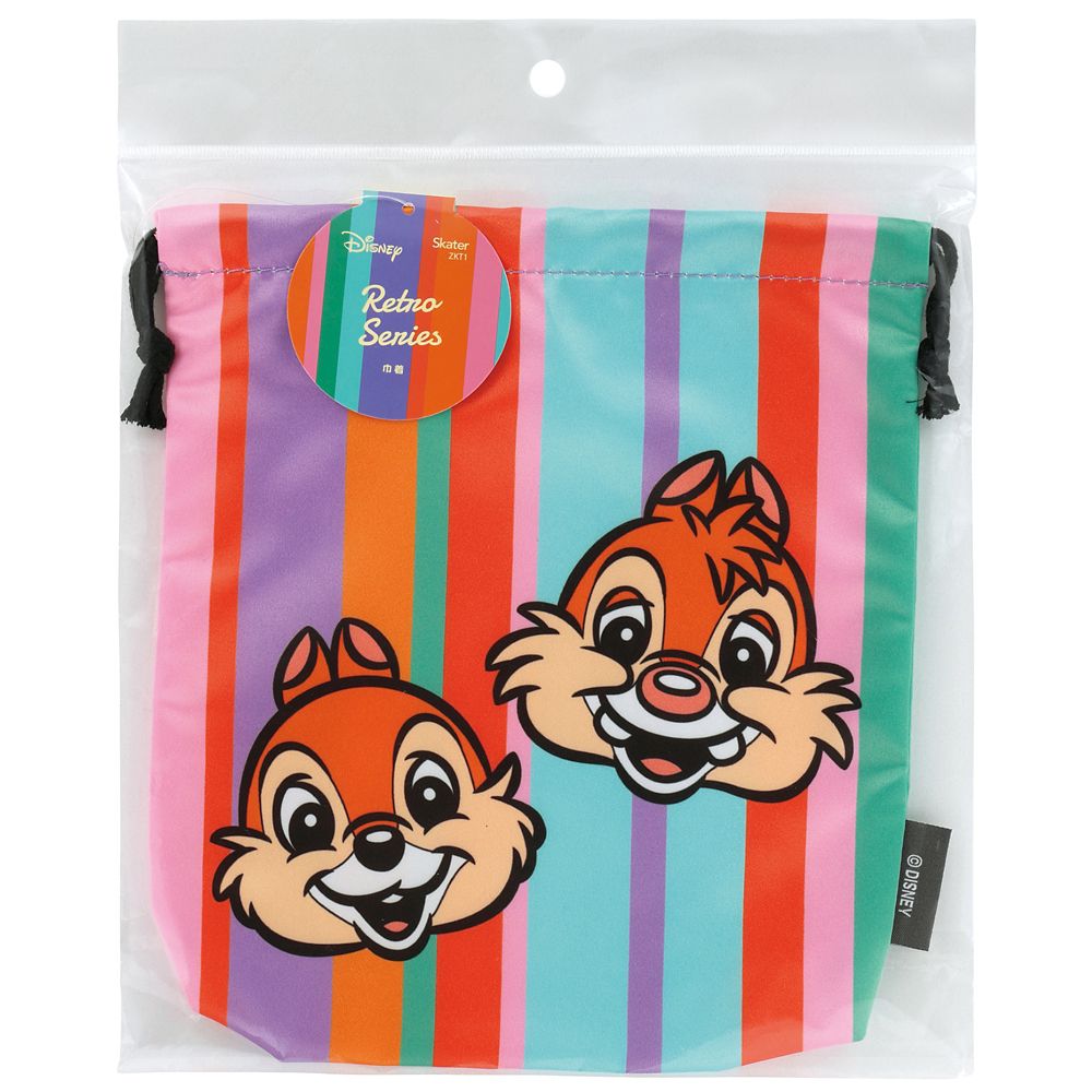 スケーター　巾着  レトロチップ＆デール／ZKT1_611858