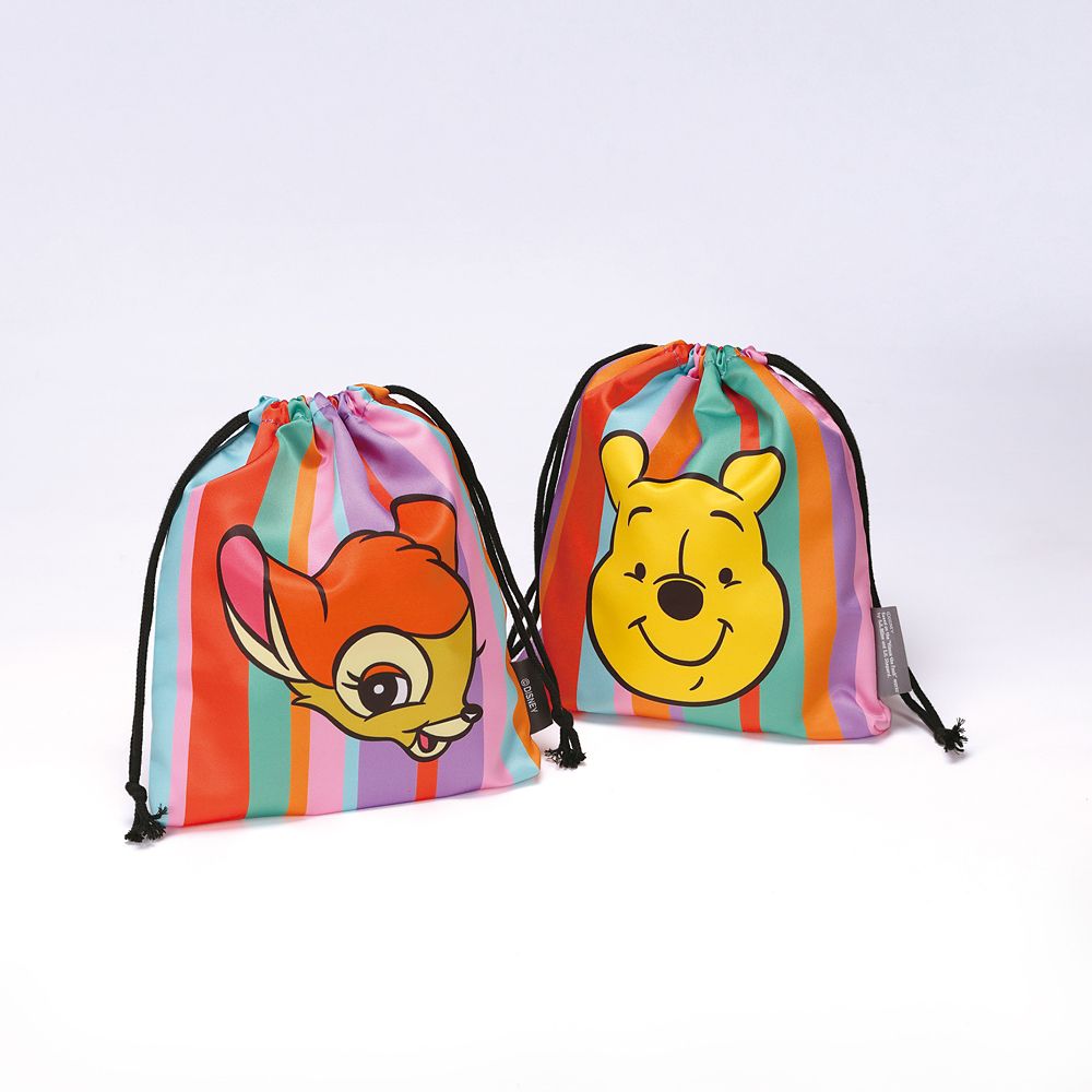 スケーター　巾着  レトロ／プーさん／ZKT1_611865