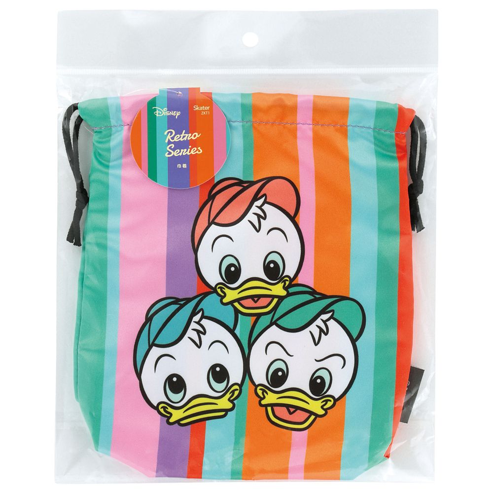 スケーター　巾着  レトロ／ヒューイ／ZKT1_611872