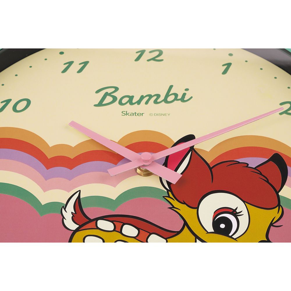 スケーター　掛け時計  レトロ／バンビ／ZHW1_612152