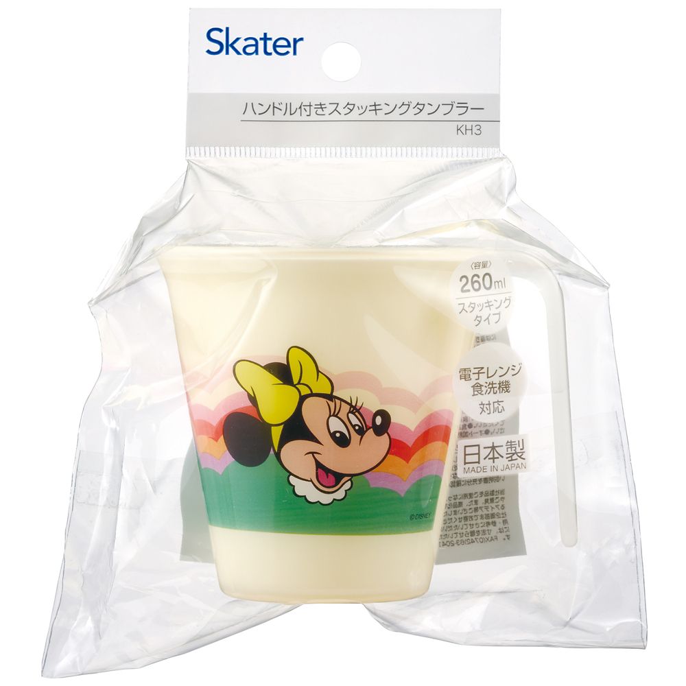 スケーター　ハンドル付スタッキングタンブラー  レトロ／ミニーマウス／KH3_612596