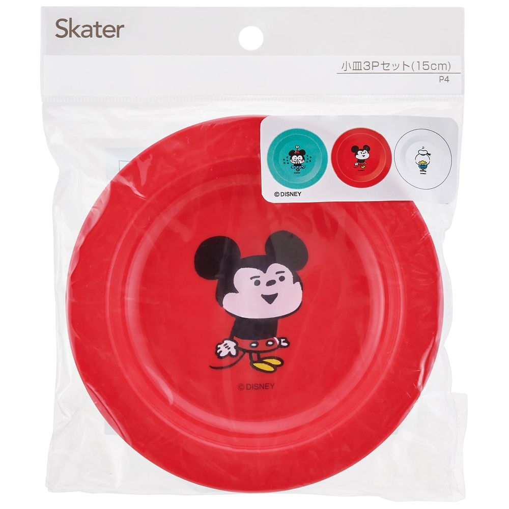 スケーター　小皿３Ｐセット（１５㎝）  カナヘイＭＫフレンズ／P4_614293
