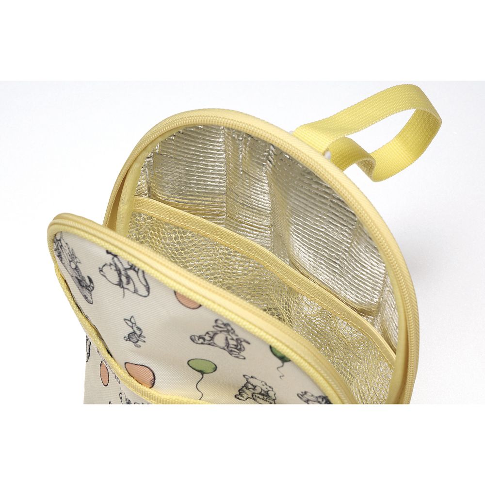 スケーター　ツイン哺乳瓶ポーチ  プーさん／ピクニック／BHMC2_615238