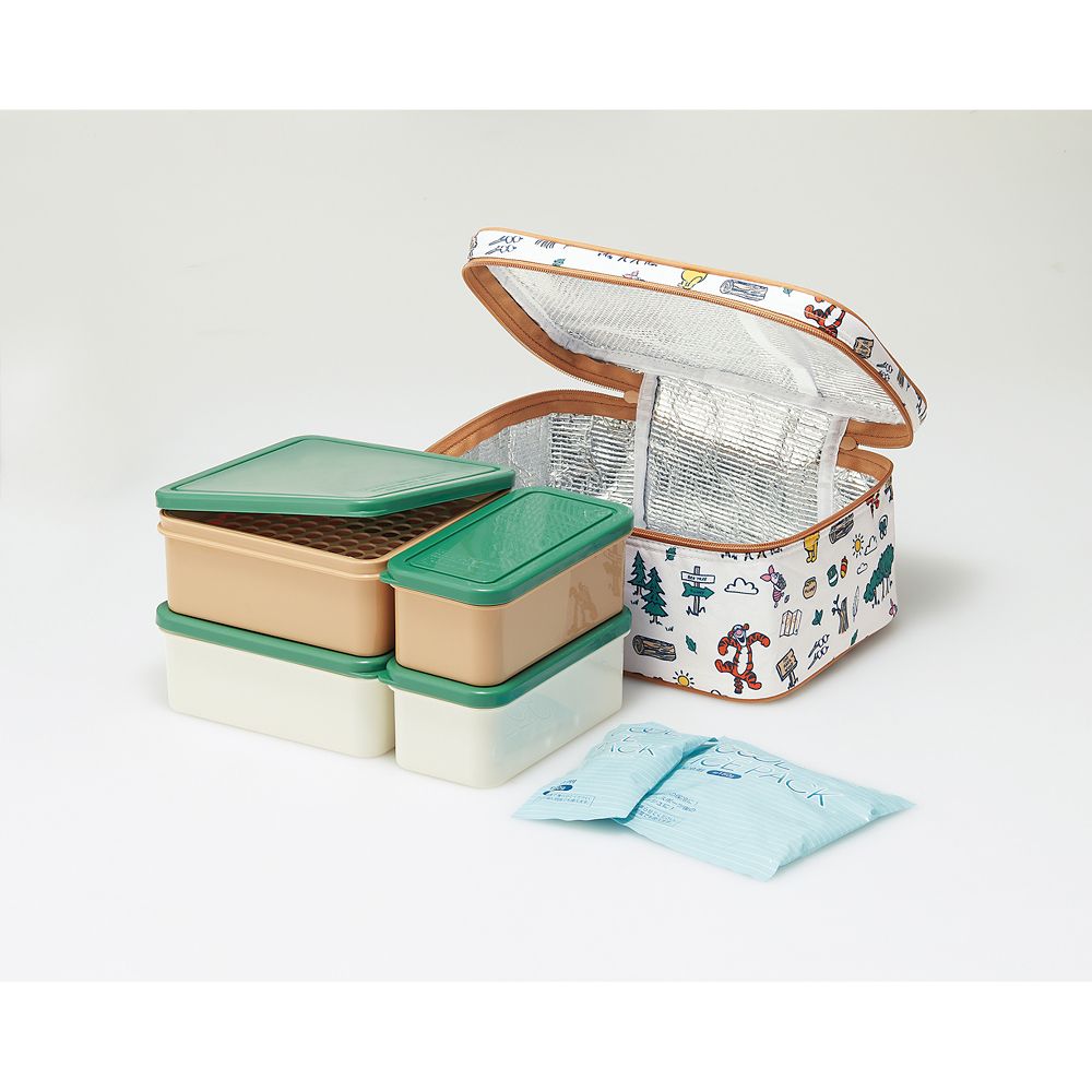 スケーター　保冷バック付行楽ランチセット  プーさん／アウトドア／KCPC4_615771