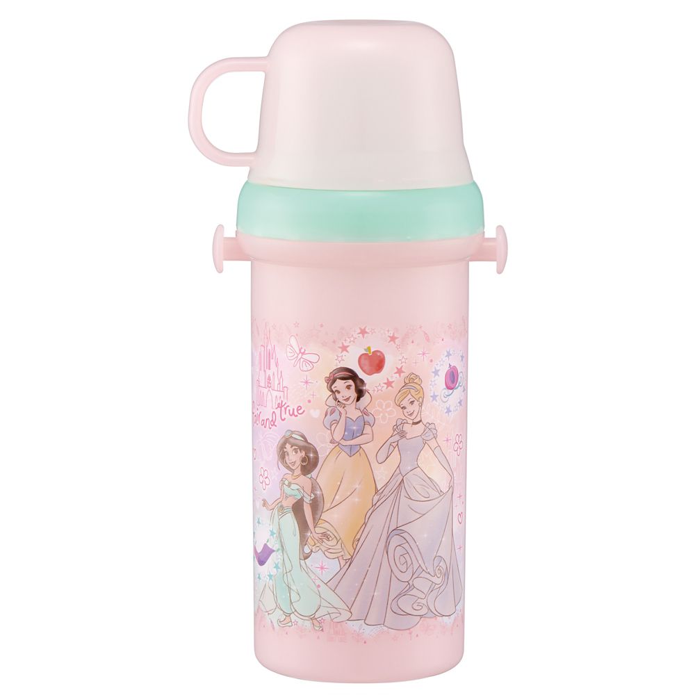 スケーター　直飲みコップ付きプラ水筒  プリンセス２３／PSB5KD_622908