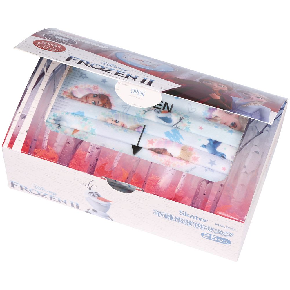 スケーター　不織布子供マスク（２５枚入）  アナと雪の女王２／MSKP25_626005