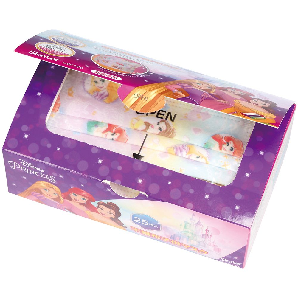 スケーター　不織布子供マスク（２５枚入）  プリンセス／MSKP25_626012