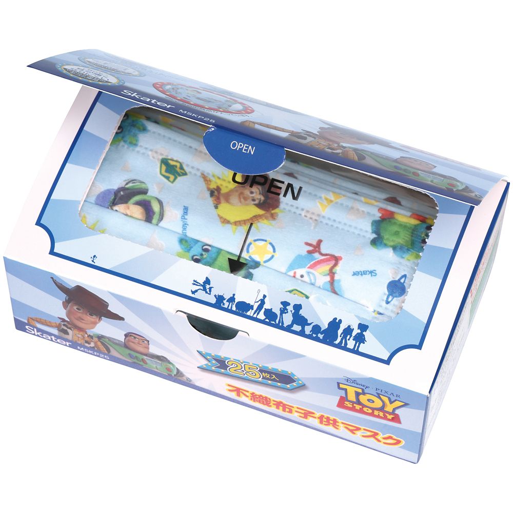 スケーター　不織布子供マスク（２５枚入）  トイ・ストーリー／MSKP25_626029
