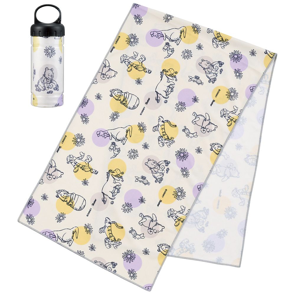 スケーター　接触冷感タオル（ケース付き）  くまのプーさん２３／TOC1_634147