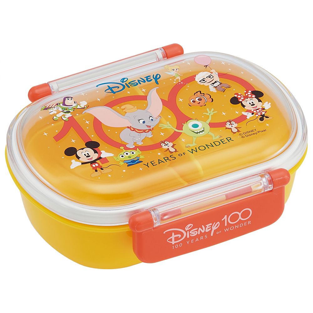 公式 ショップディズニー 抗菌ふわっとタイトランチボックス Disney 100 Qaf2baag