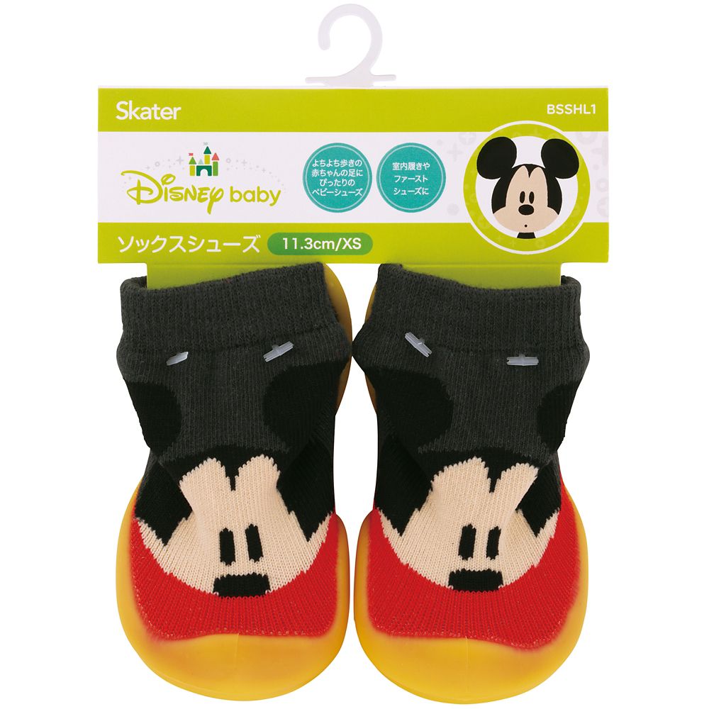 スケーター　ソックスシューズＸＳ  ミッキー（ベビー）／BSSHL1_638541