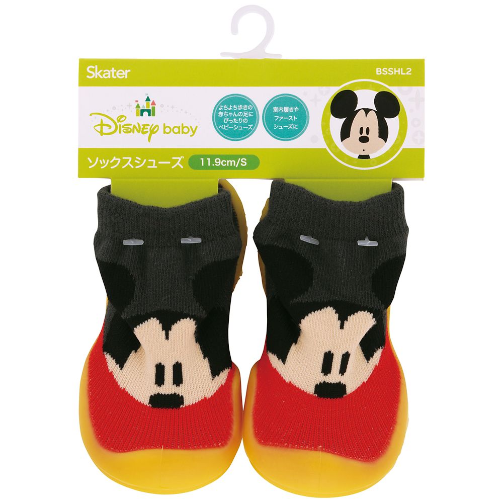 スケーター　ソックスシューズＳ  ミッキー（ベビー）／BSSHL2_638558