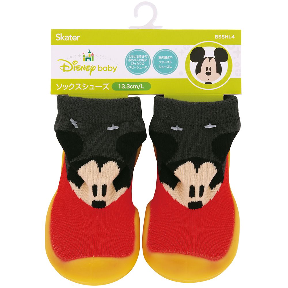スケーター　ソックスシューズＬ  ミッキー（ベビー）／BSSHL4_638572